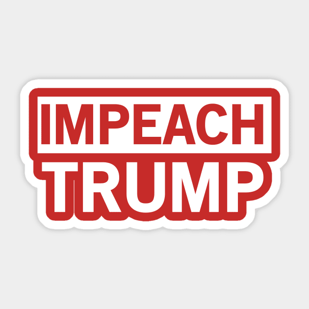 Impeach Trump Sticker by Blister